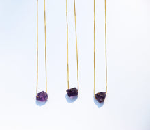 Load image into Gallery viewer, Amethyst necklace zenitud