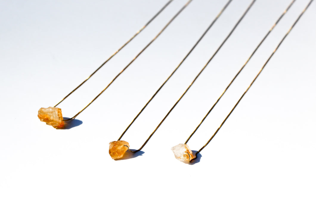 Citrine Necklace Zenitud