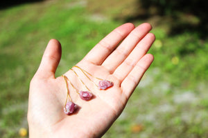 Pink Tourmaline Inner Child Healing Necklace