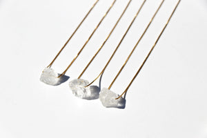 Clear quartz necklace zenitud