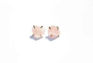  Rose quartz  earrings zenitud