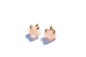  Rose quartz  earrings zenitud