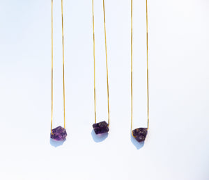 Amethyst necklace zenitud